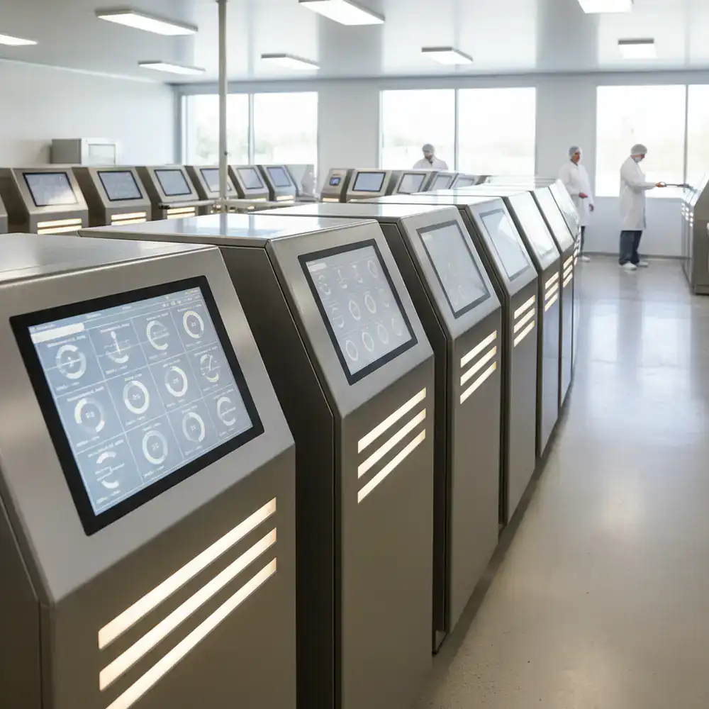 Modern incubator panels at the HatchVale facility